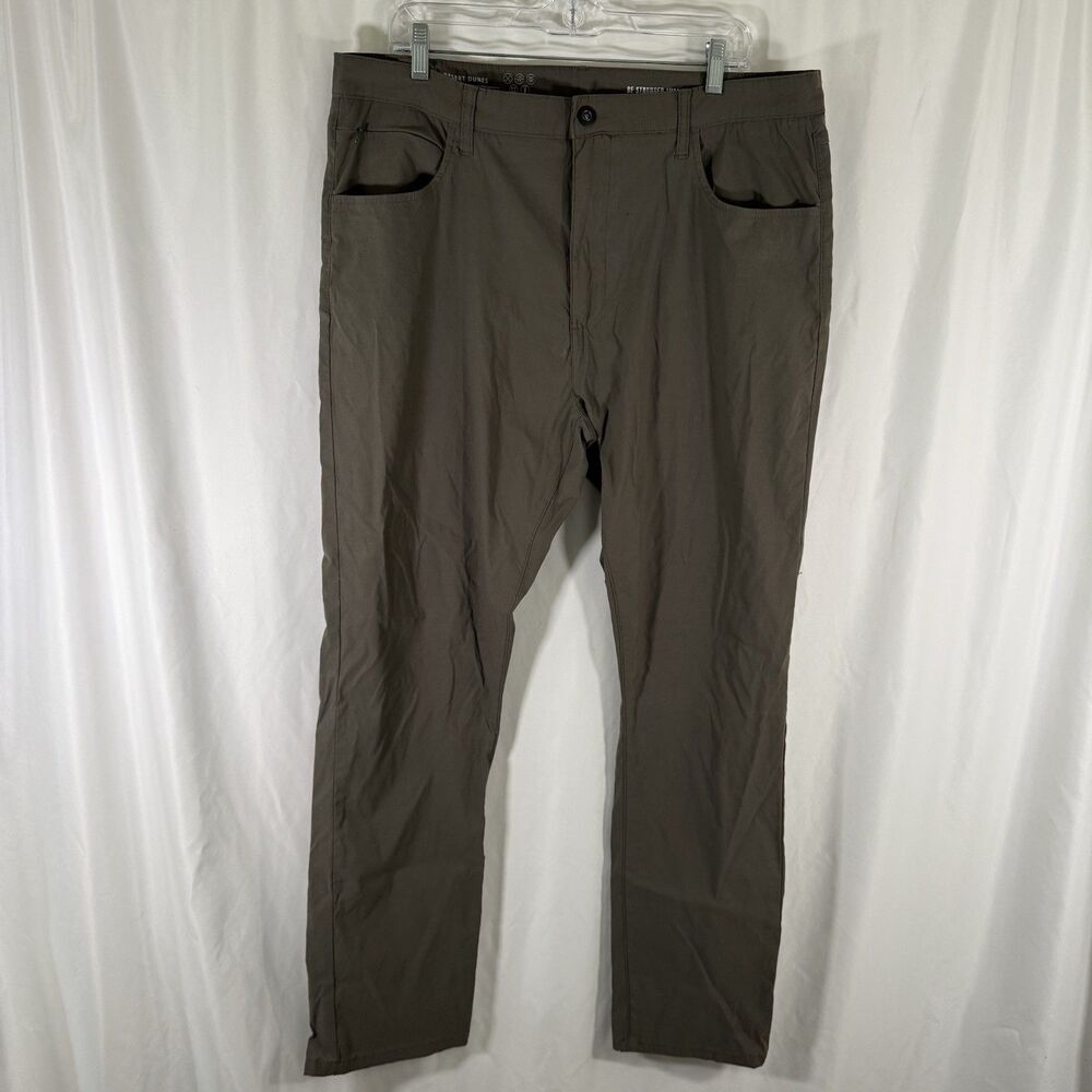 Desert Dunes Pants Men's 38x32 Green Nylon Hiking Performance Snap Zip